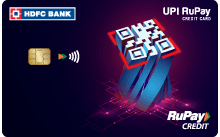 HDFC Bank UPI RuPay Credit Card